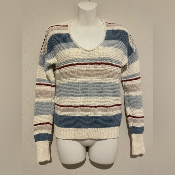 Abercrombie & Fitch Striped Sweater SZ S - Picture 2 of 7